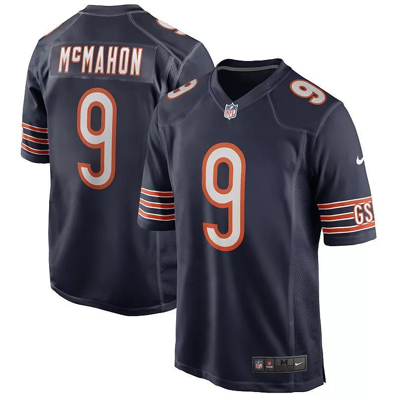 Men's Nike Jim McMahon Navy Chicago Bears Game Retired Player Jersey, Size: 3XL, Blue Product Image