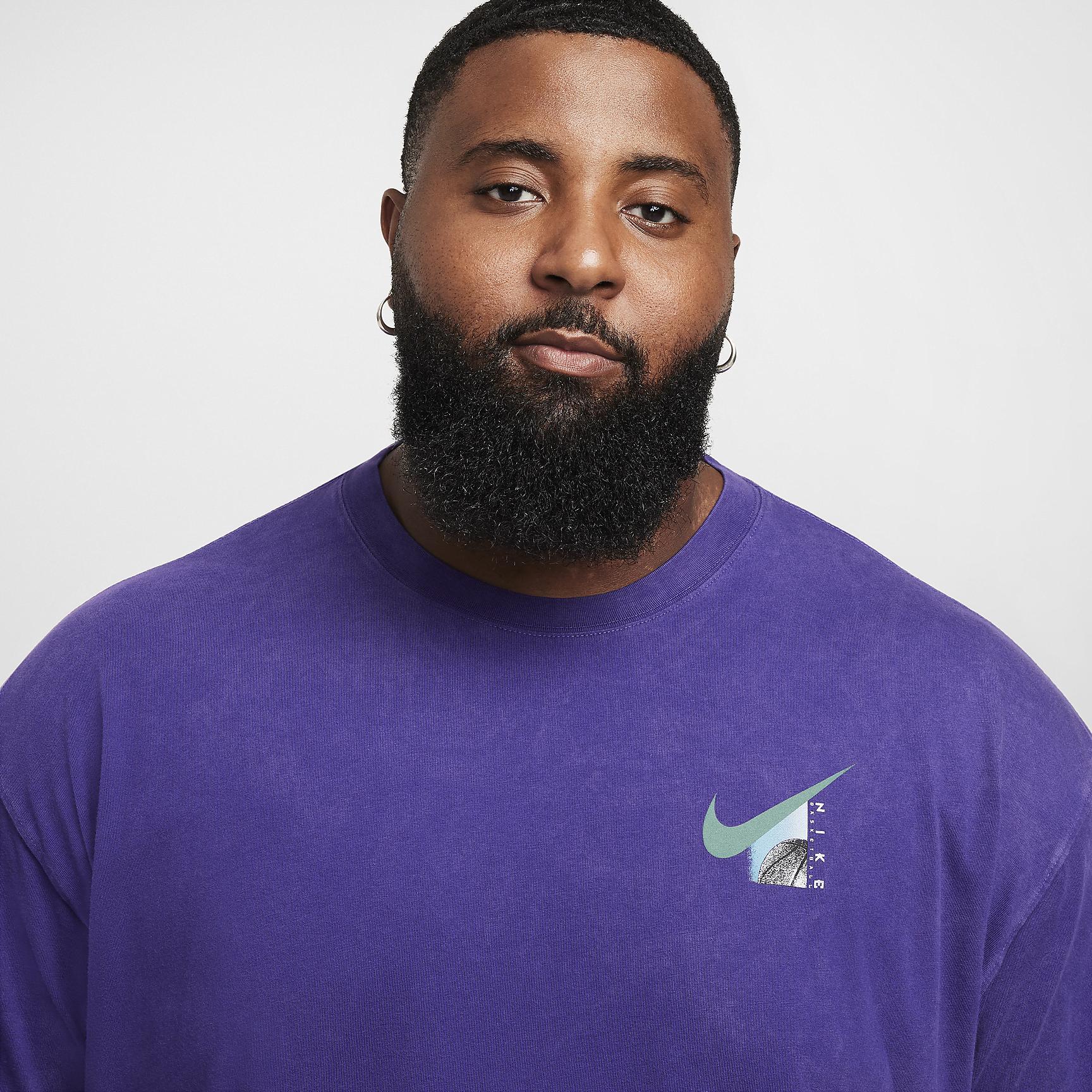 Nike Mens Max90 Long-Sleeve Basketball T-Shirt | HF6195-504 Product Image