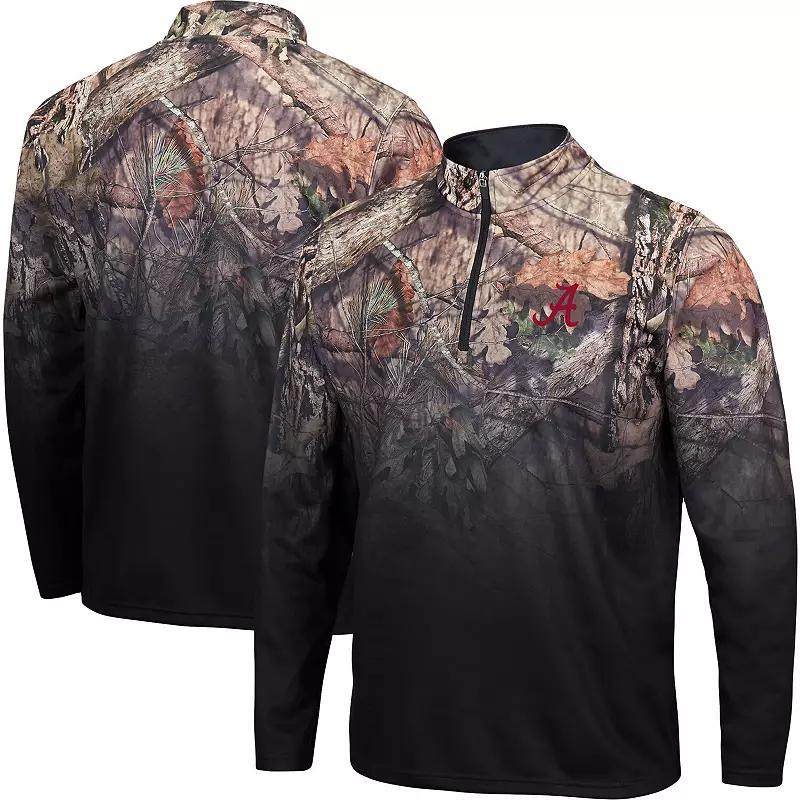 Mens Colosseum Nebraska Huskers Mossy Oak Fleet II Quarter-Zip Jacket Product Image