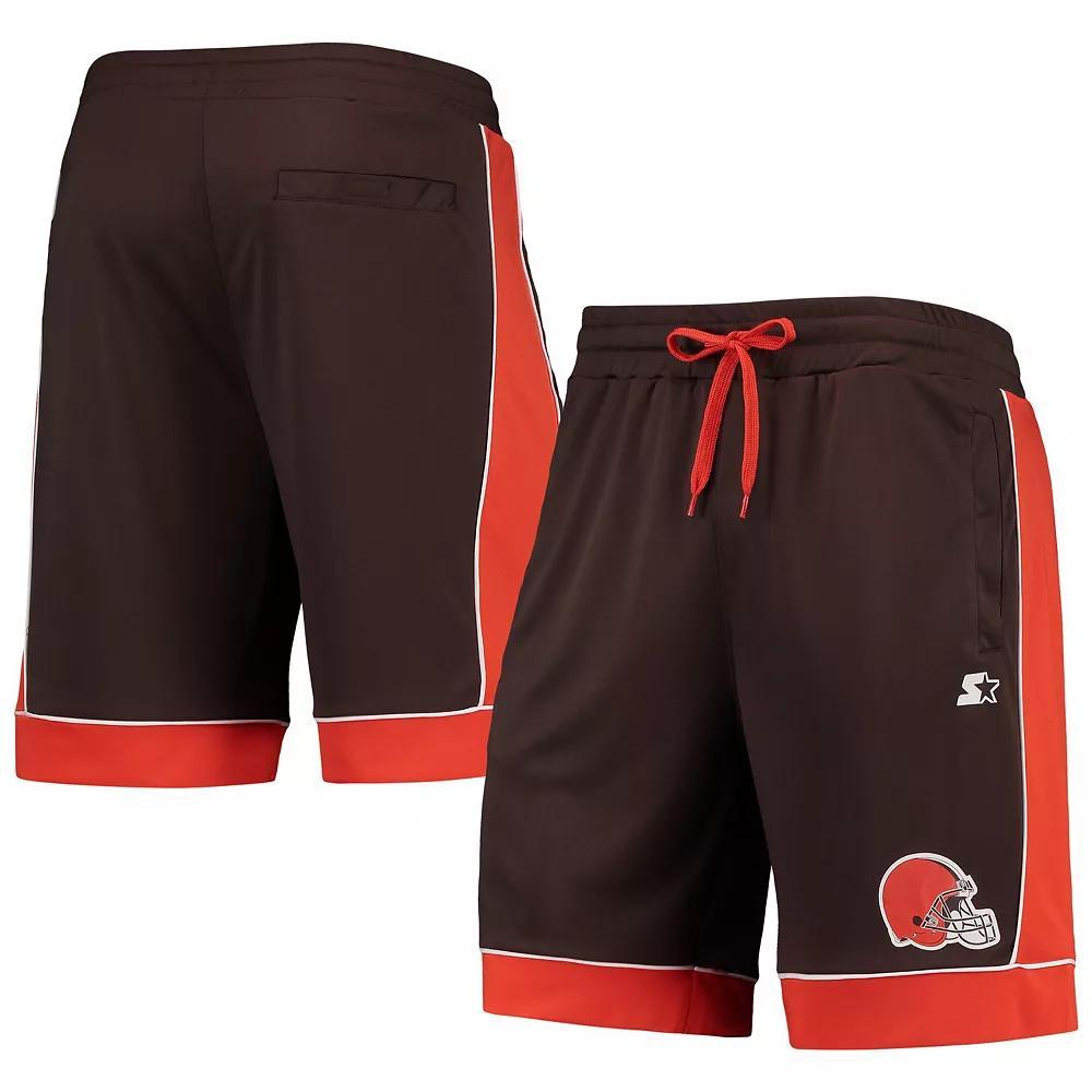 Men's Starter Brown/Orange Cleveland Browns Fan Favorite Fashion Shorts,  Product Image