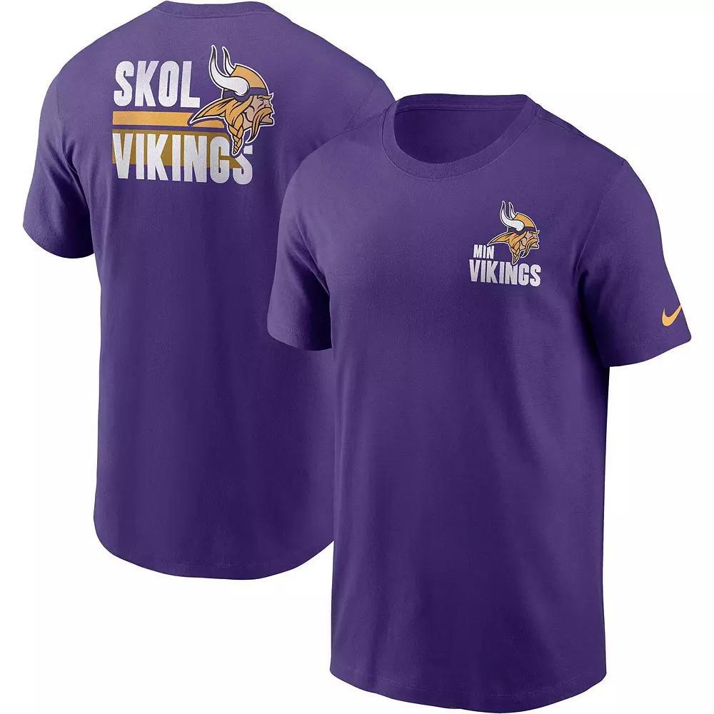 Men's Nike Purple Minnesota Vikings Blitz Essential T-Shirt, Size: Small Product Image