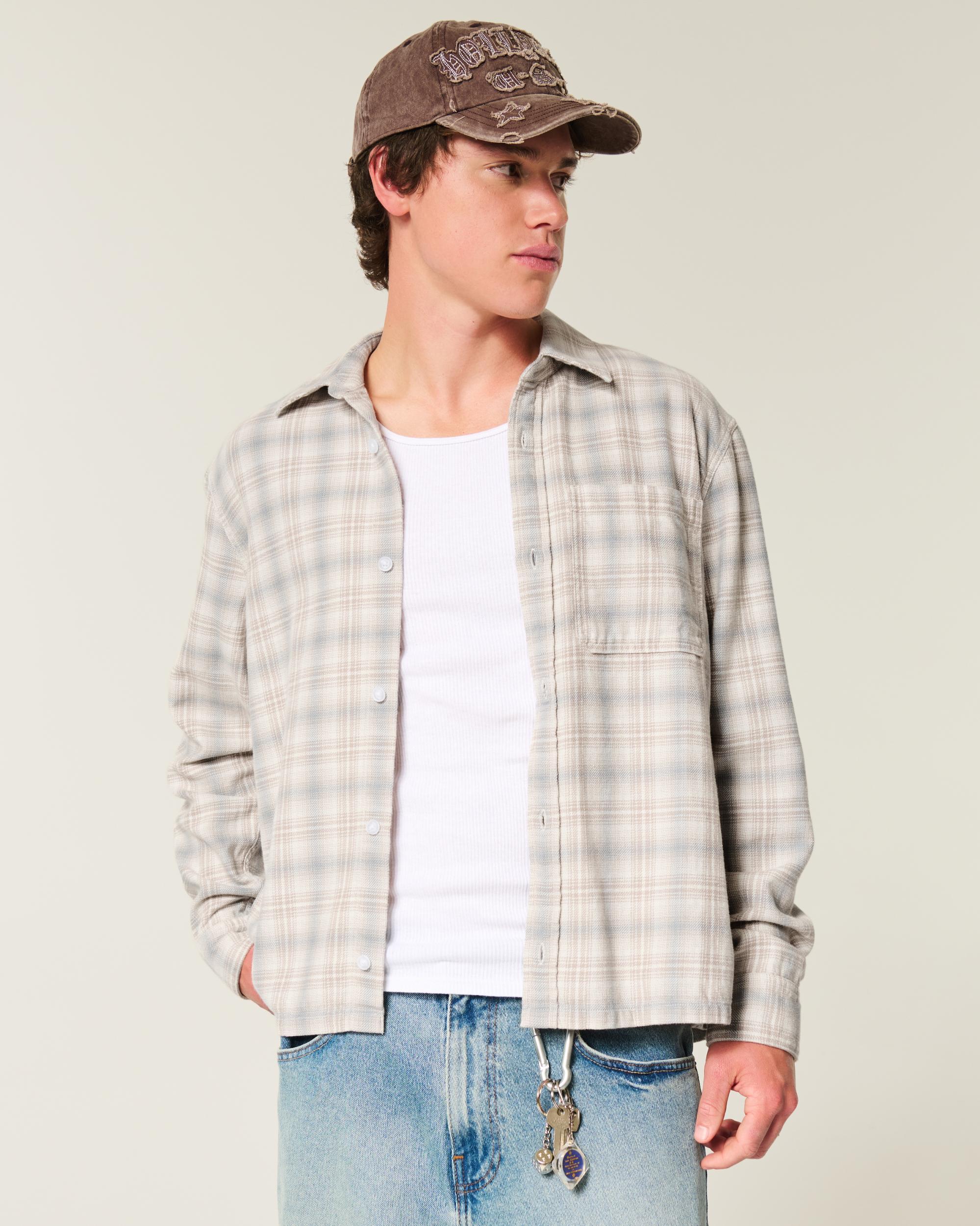 Long-Sleeve Flannel Shirt Product Image