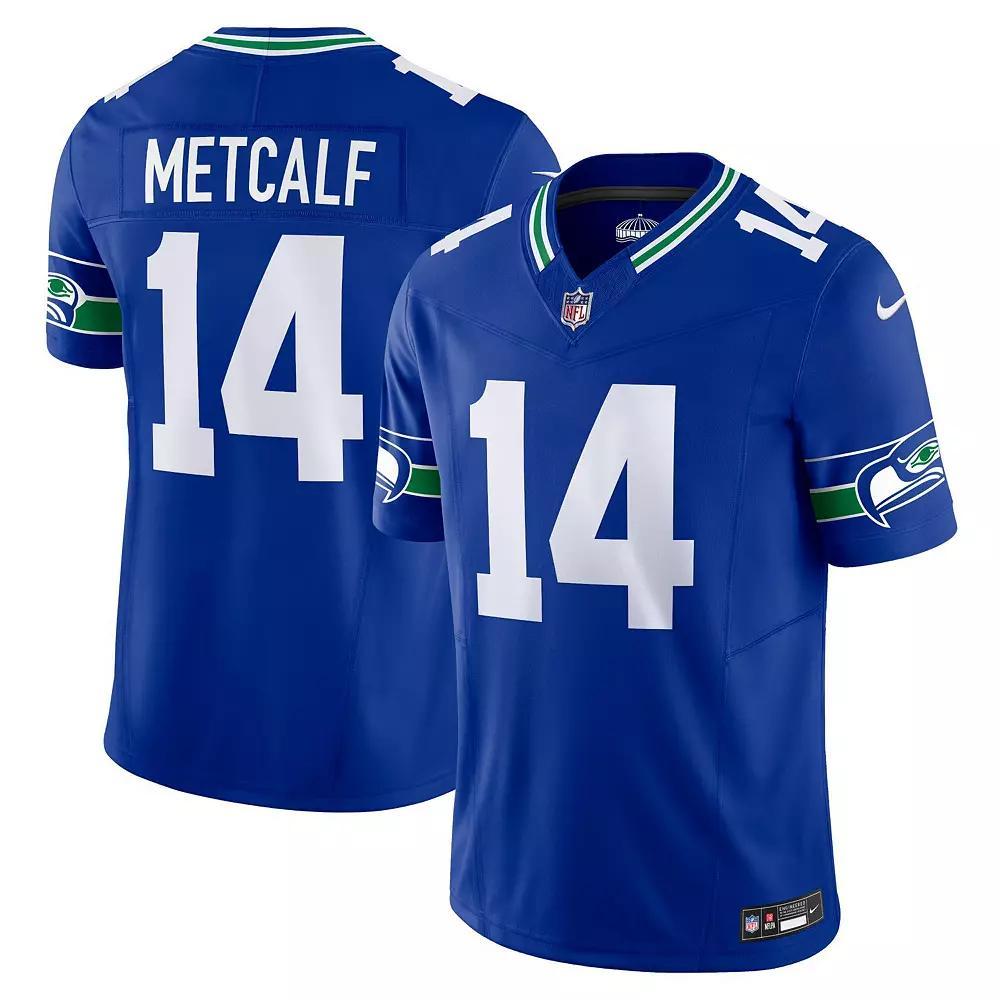 Men's Nike DK Metcalf Royal Seattle Seahawks Vapor F.U.S.E. Limited Jersey, Size: Large, Blue Product Image