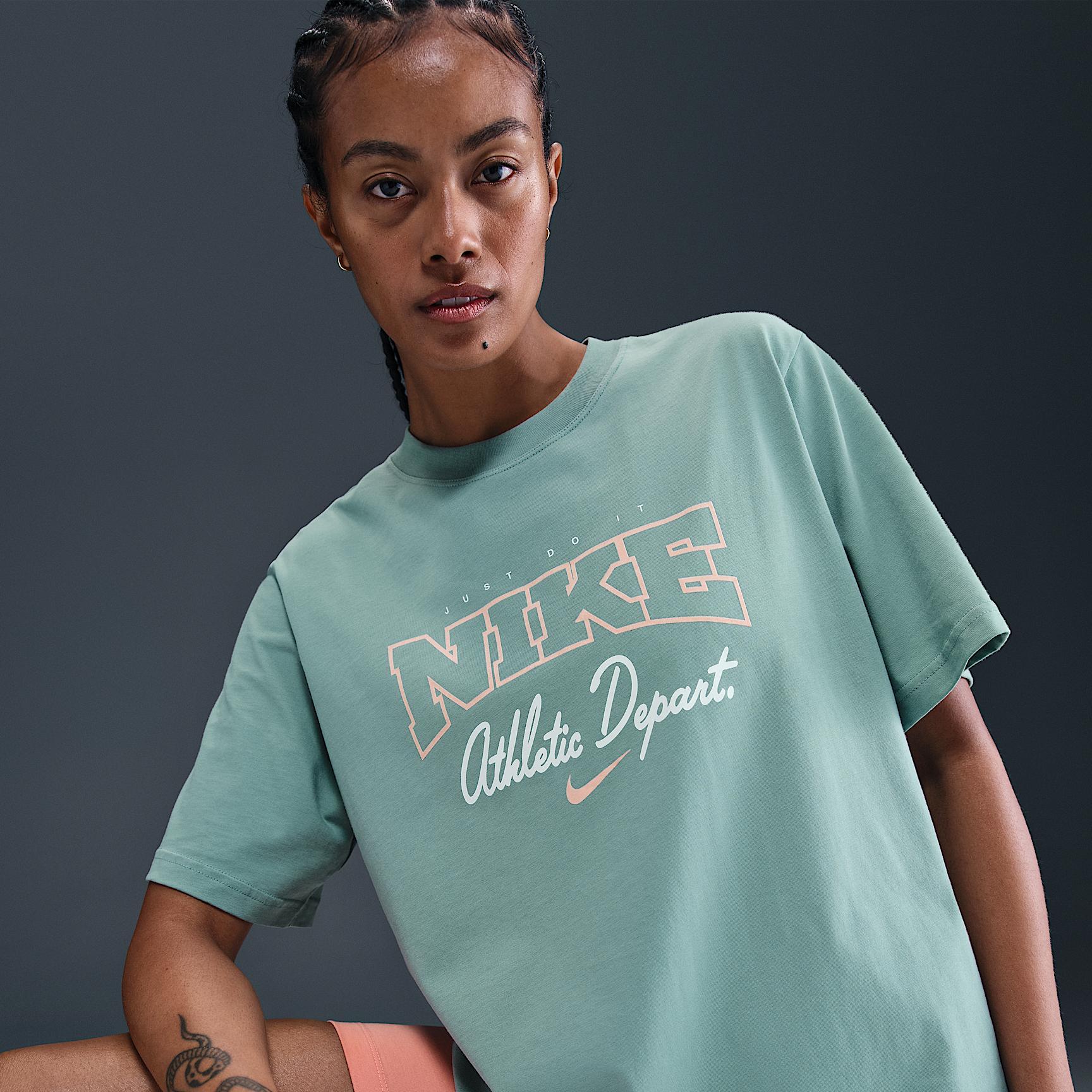 Womens Nike Sportswear Loose Short-Sleeve Graphic T-Shirt | IF1180-017 Product Image