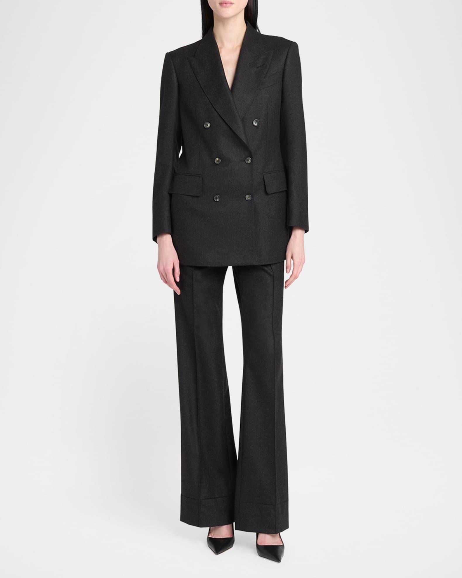 Tailoring Cashmere Double-Breasted Jacket Product Image