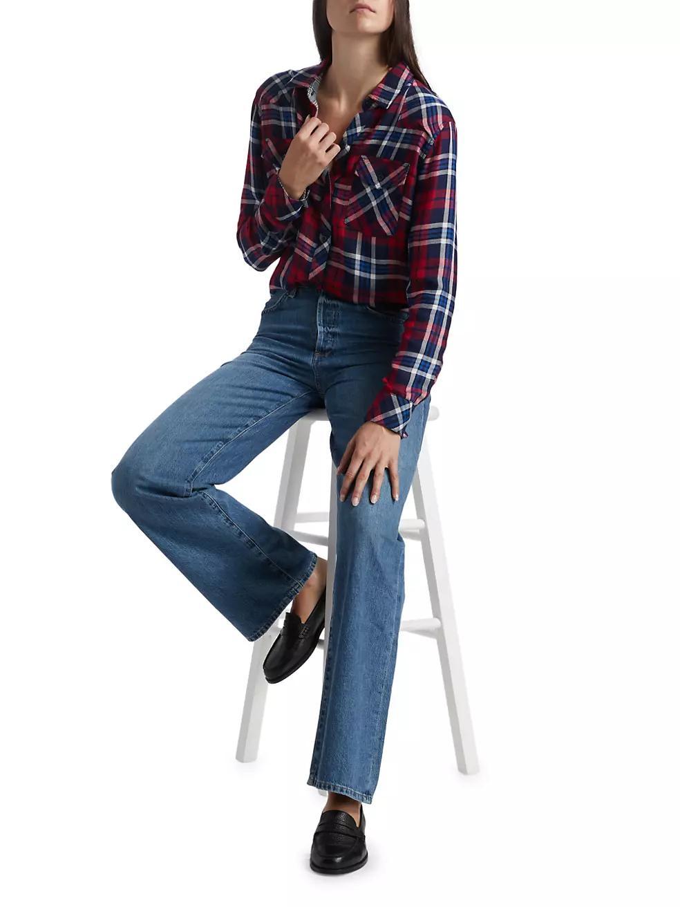 Kendra Plaid Button-Up Shirt Product Image