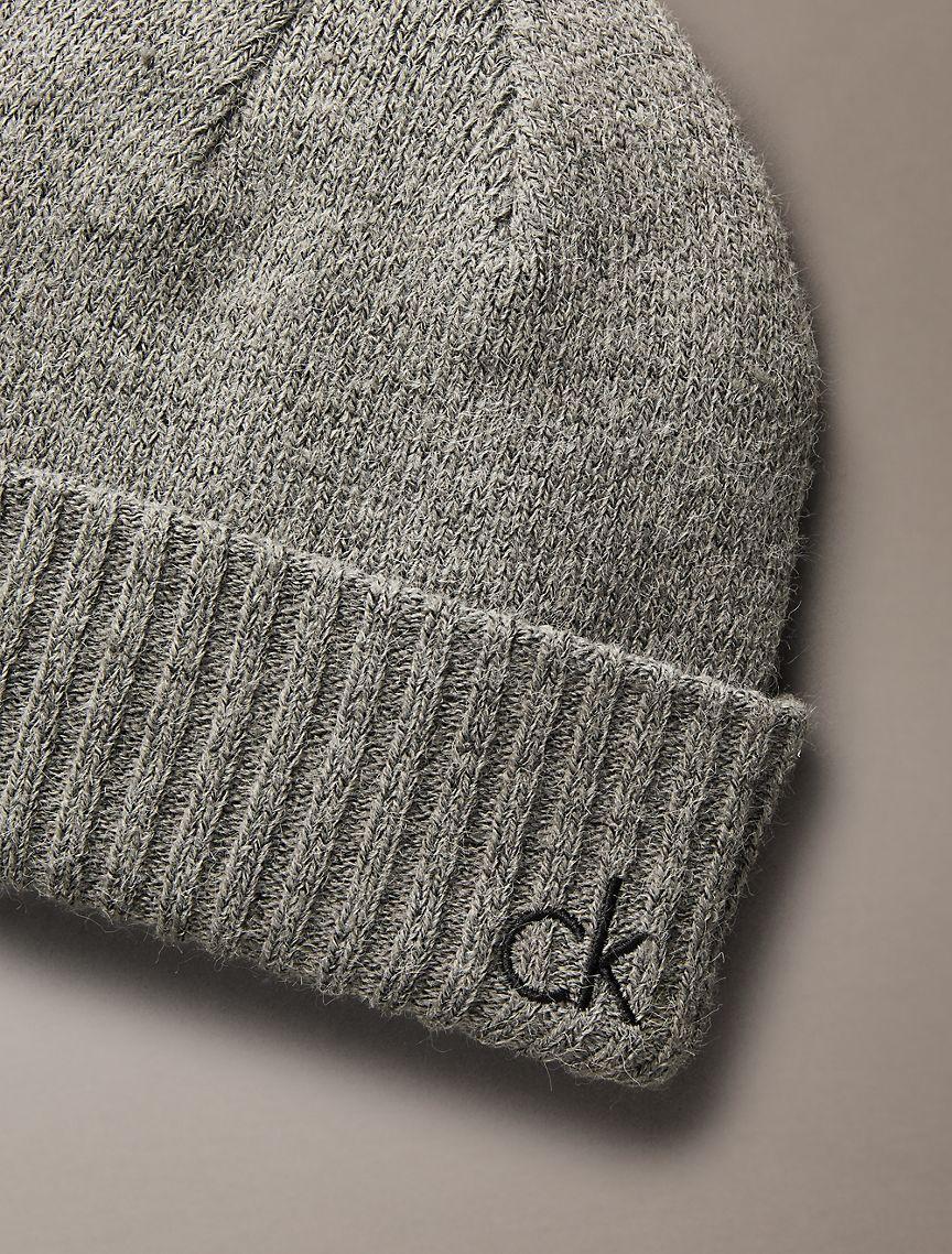 Embroidered Monogram Logo Beanie Product Image