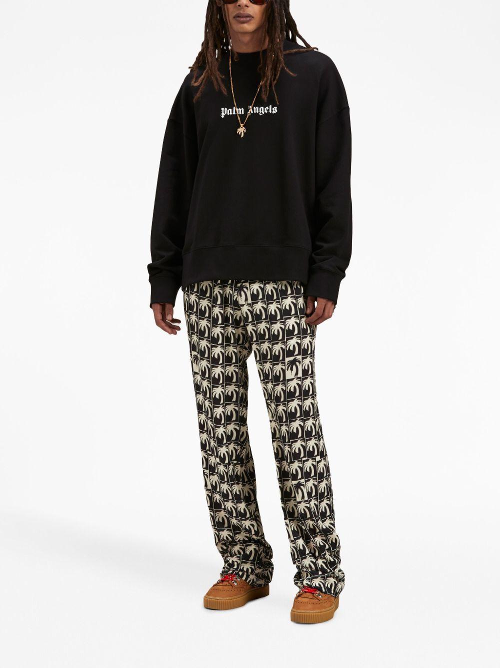 logo-print crew-neck sweatshirt Product Image