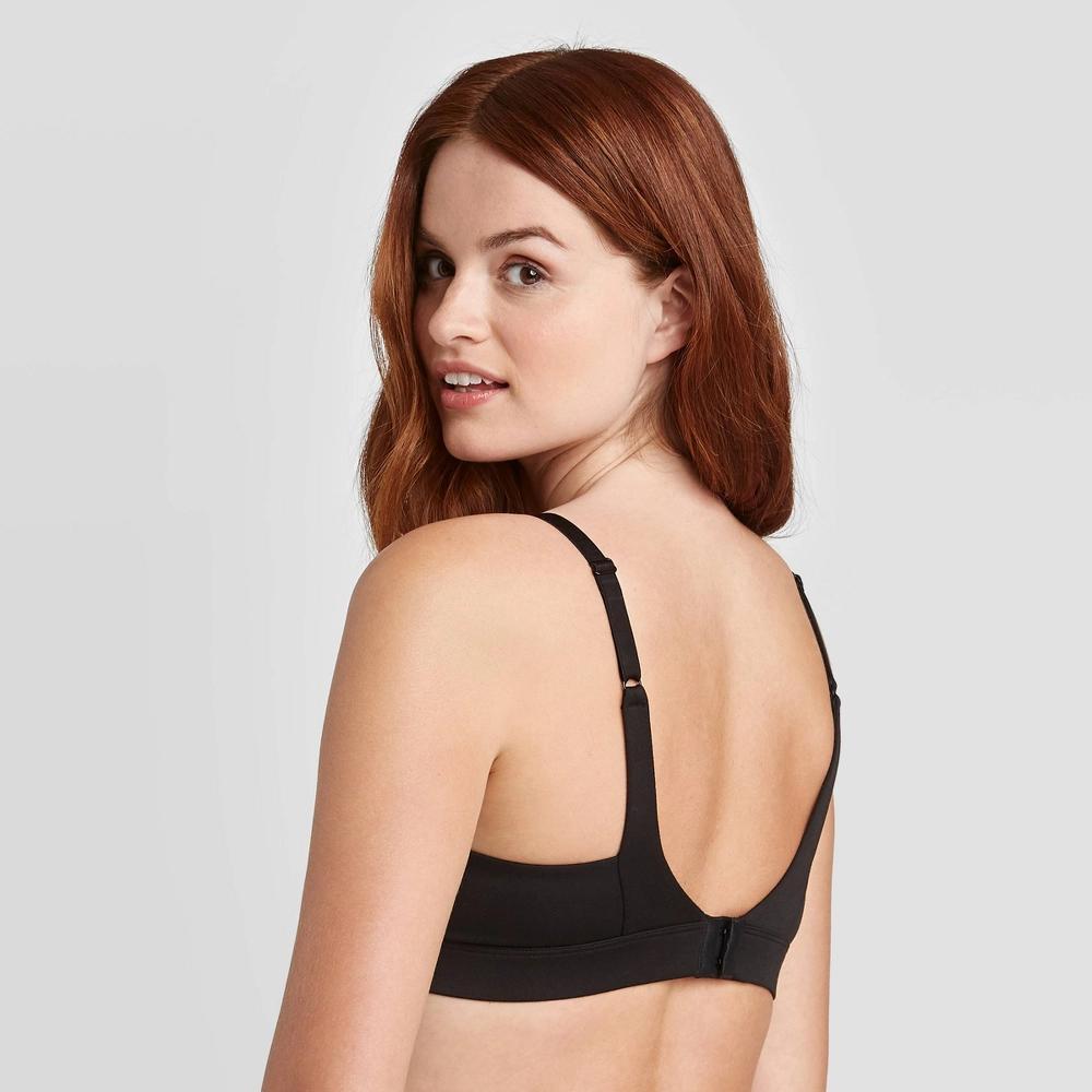 Womens Lightly Lined Wirefree Lounge Bra - Auden Black 36C Product Image