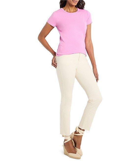 NIC + ZOE Perfect Knit Crew Neck Short Sleeve Tee Product Image