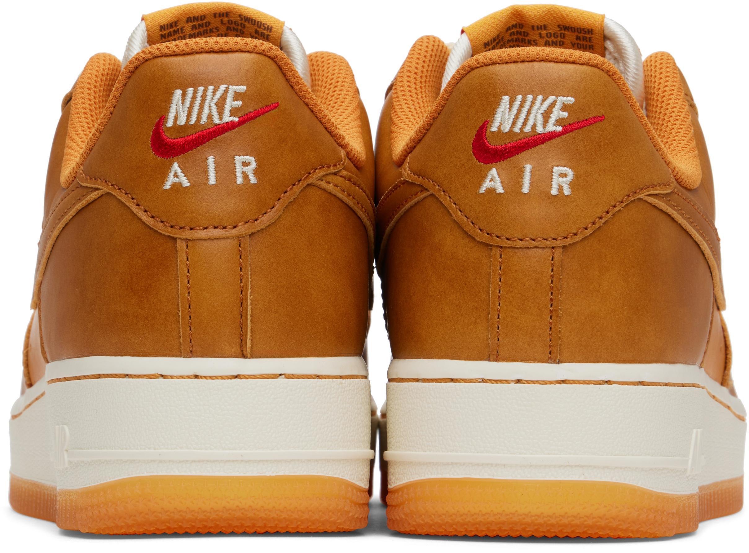 NIKE Air Force 1  07 Lv8 Sneakers Russet / Sunset In Sunset/russet/cacao Wow/coconut Milk Product Image