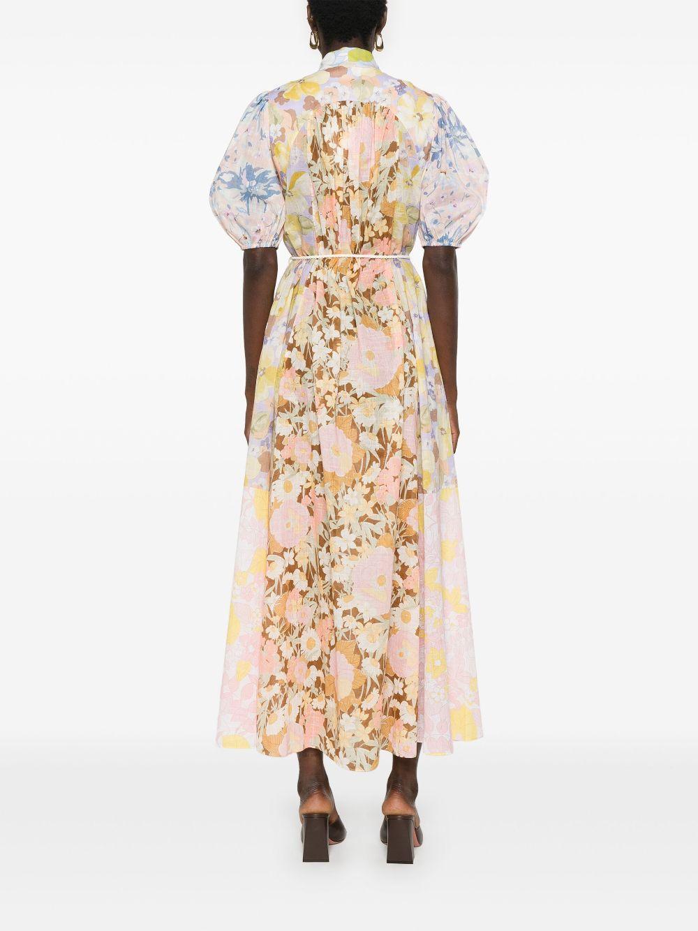 Pop floral-print maxi dress  Product Image