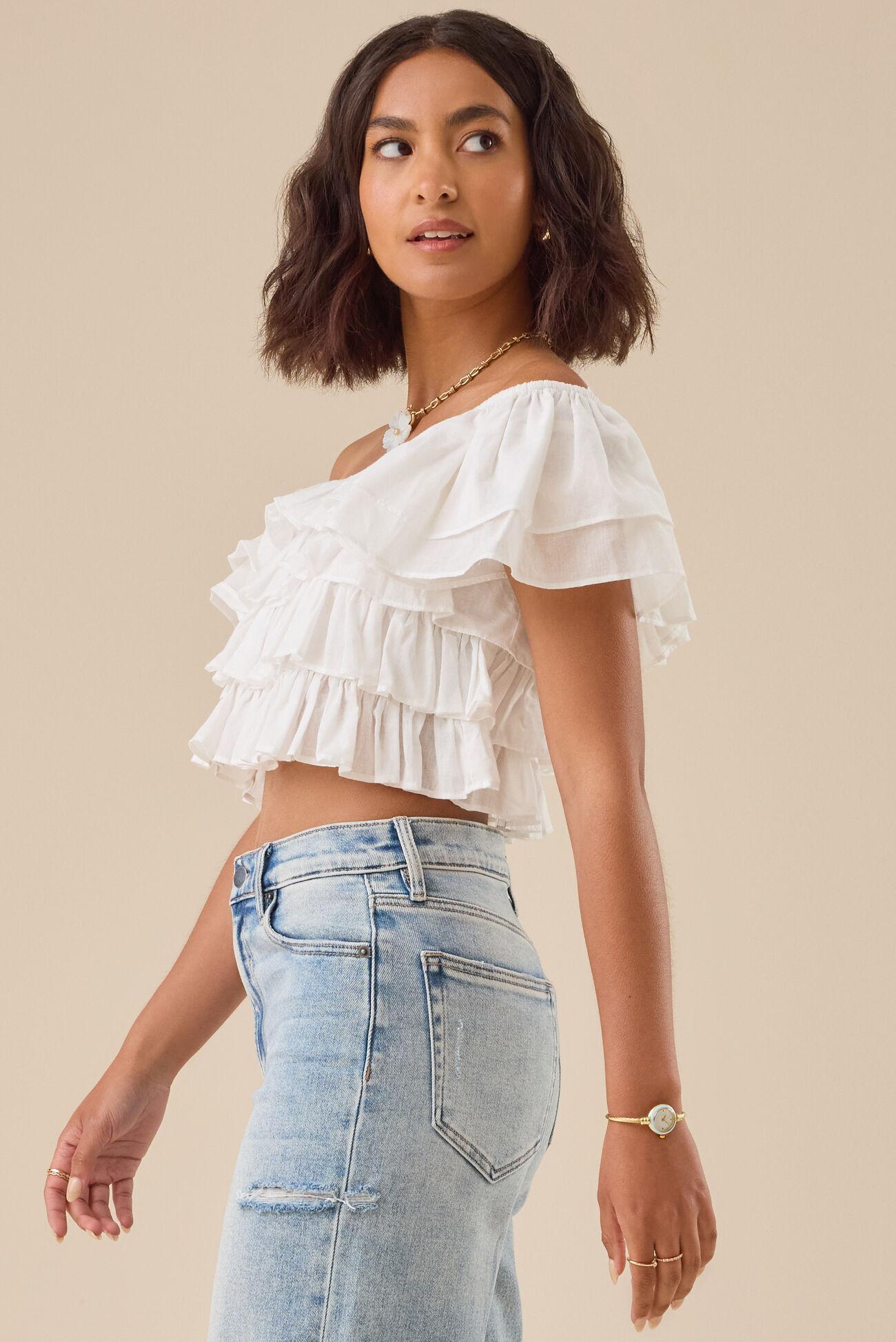 Simone Ruffle Top Product Image
