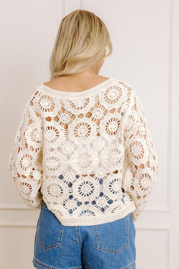 Coastal Dreams Crochet Top Product Image