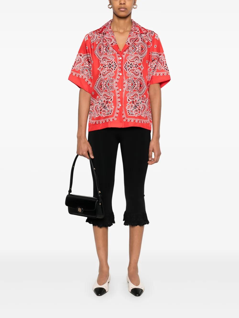 bandana-print shirt Product Image