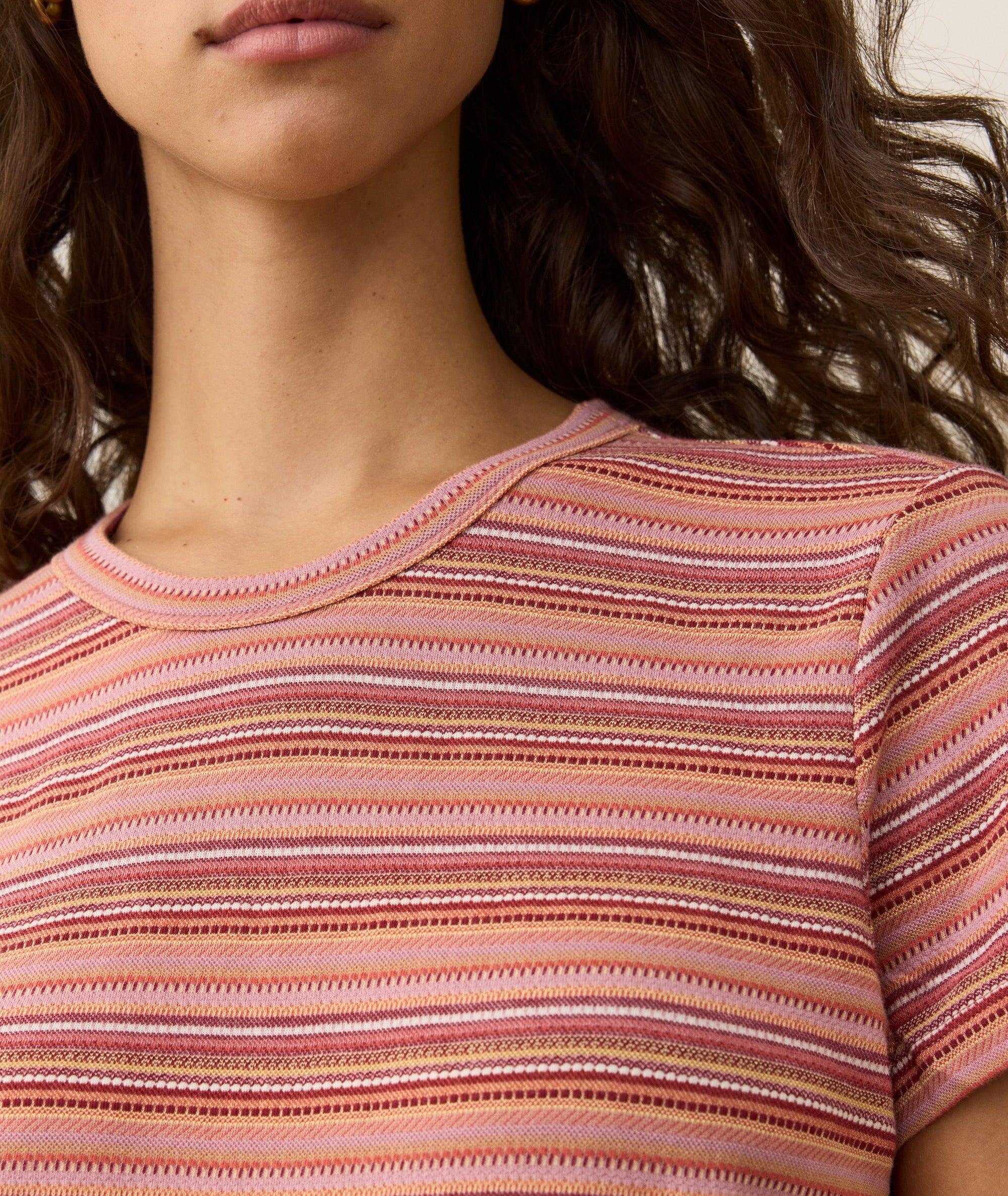 Jacquard Stripe Tee Product Image