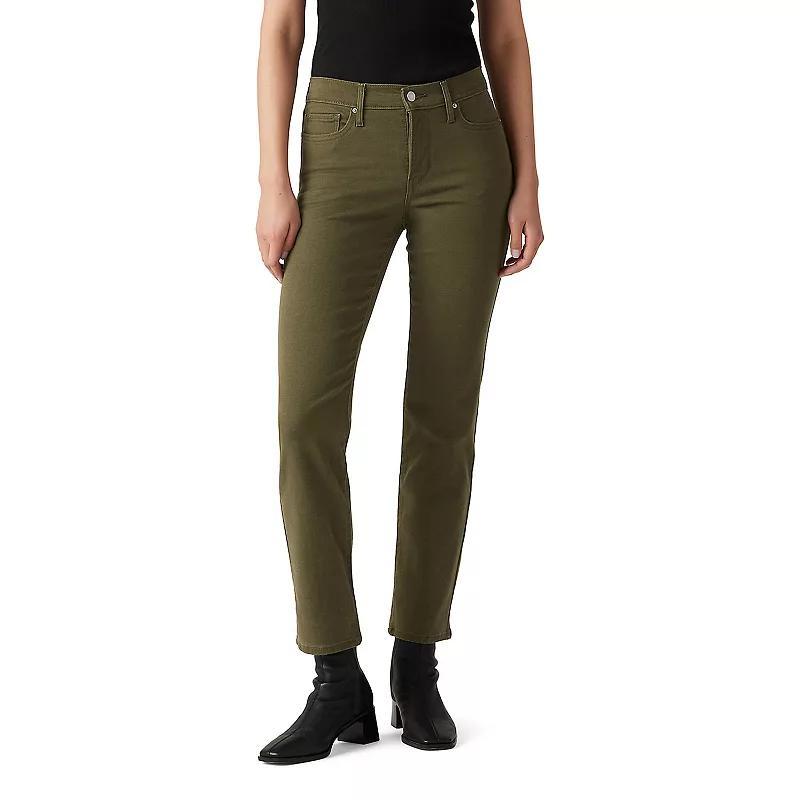 Women's Levi's® 314™ Shaping Straight Jeans, Size: 27(US 4)Medium, Olive Black Twill Product Image