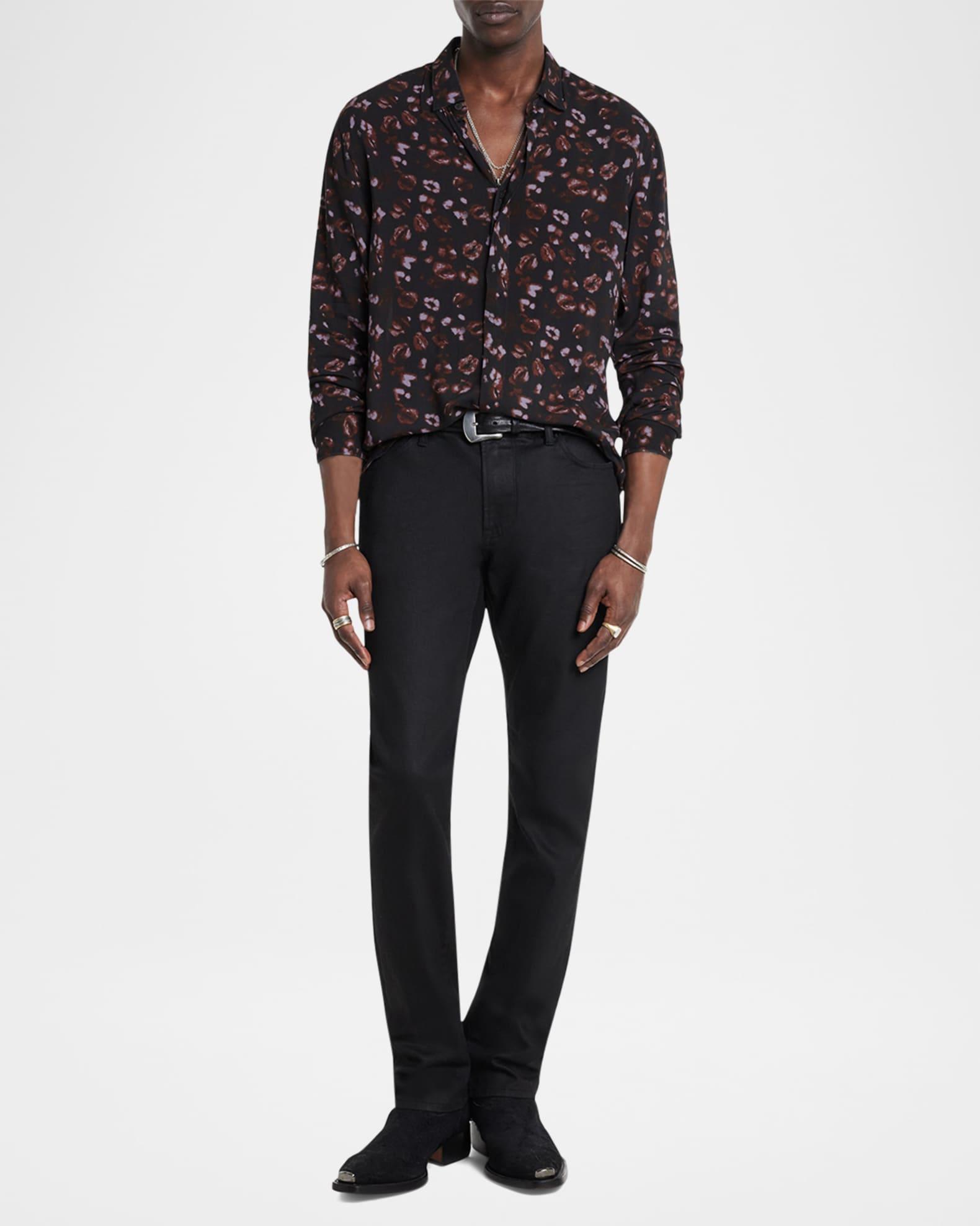 Men's Rodney Kiss-Print Sport Shirt Product Image