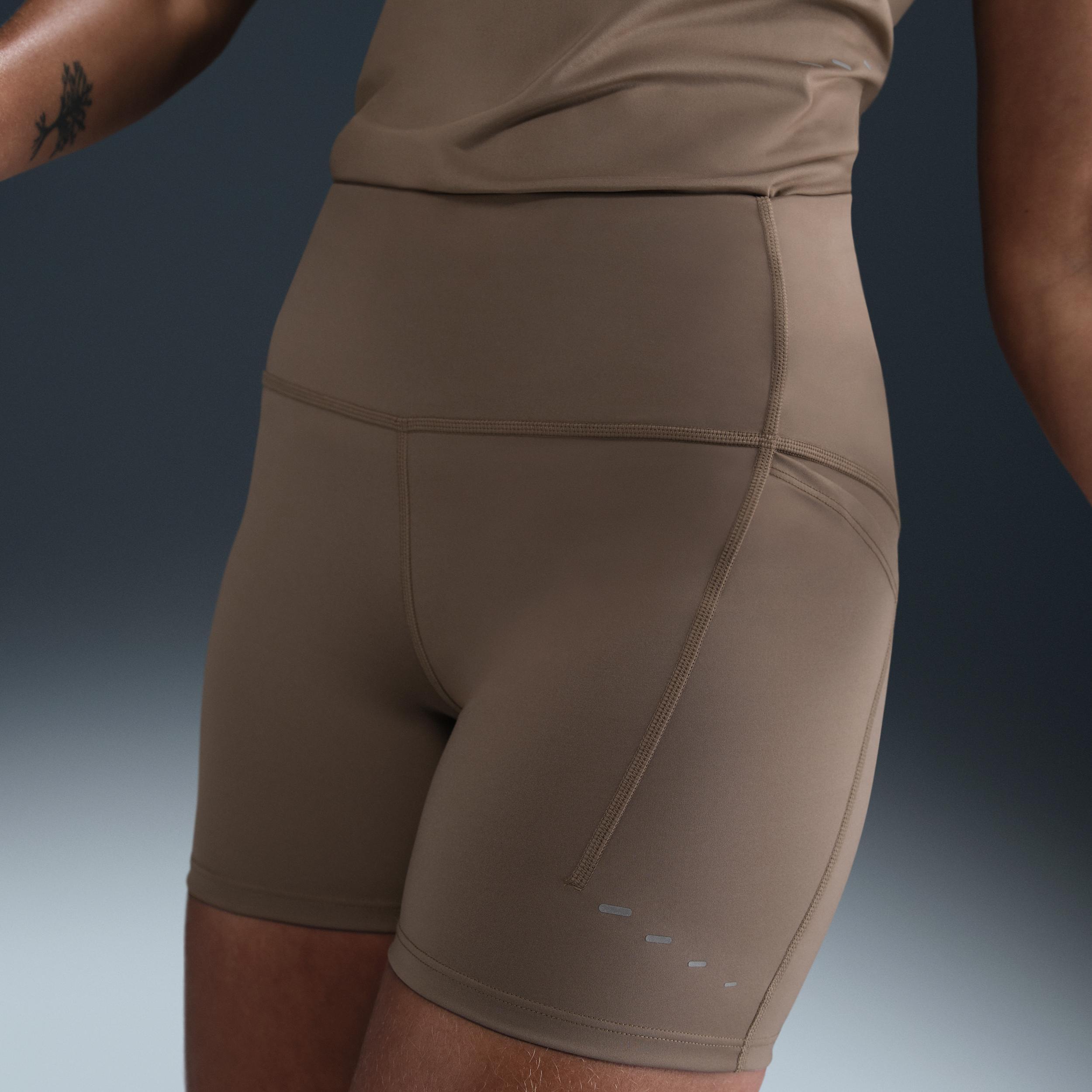 Nike Women's Swift High-Waisted 4" Tight Running Shorts with Pockets Product Image