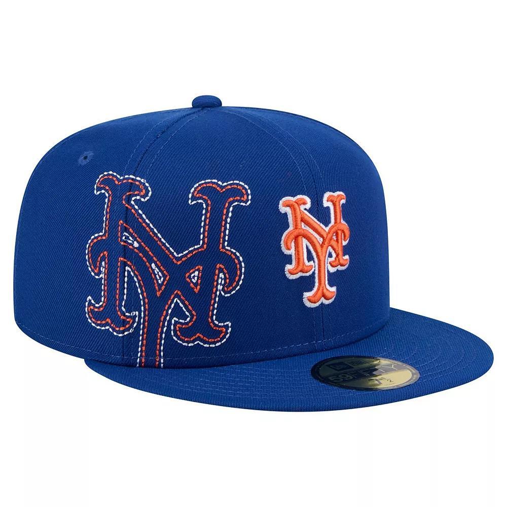Men's New Era Royal New York Mets Yarn Stitch 59FIFTY Fitted Hat,  Product Image