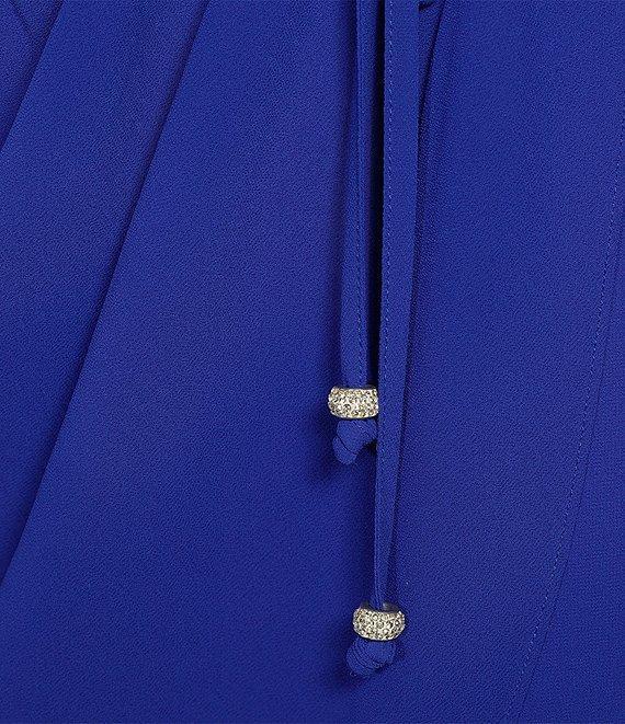 Jessica Howard Souffle Chiffon Boat Neck 3/4 Dolman Sleeve Blouson Dress Product Image