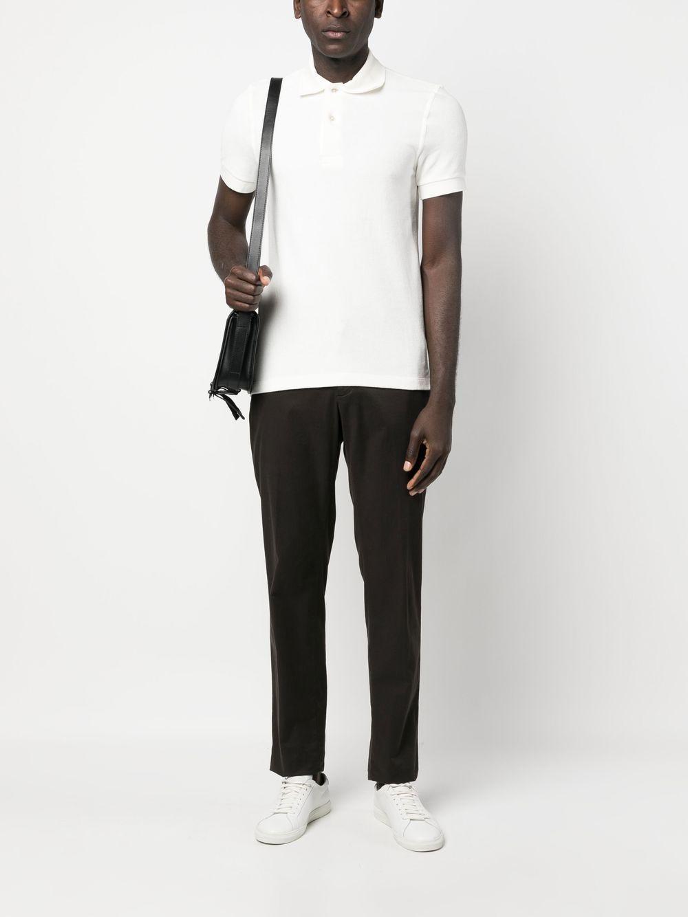 cotton-blend polo shirt Product Image