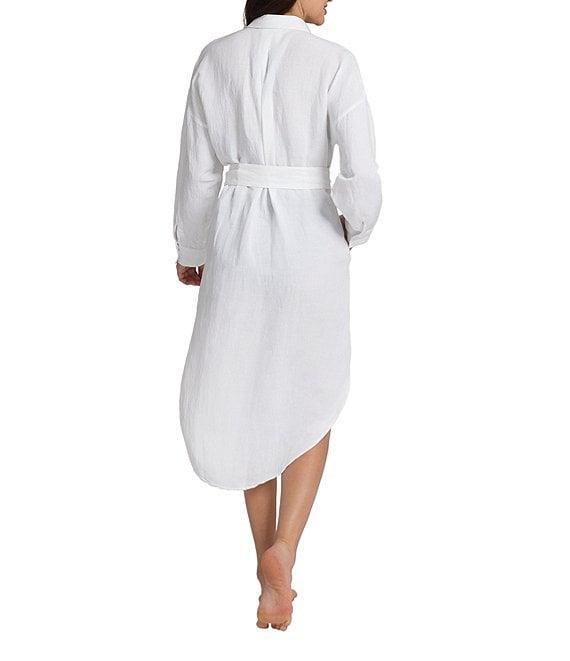 Tommy Bahama St. Lucia Collared Button Front Swim Cover-Up Shirt Dress Product Image