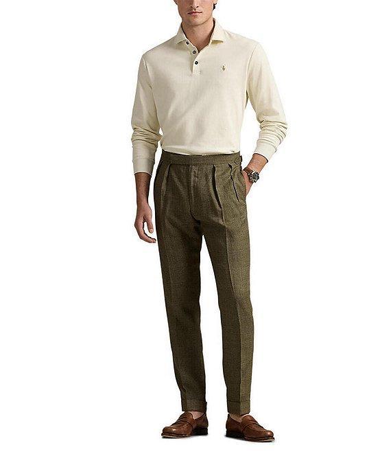 Polo Ralph Lauren Luxury Jersey Long Sleeve Polo Shirt Product Image