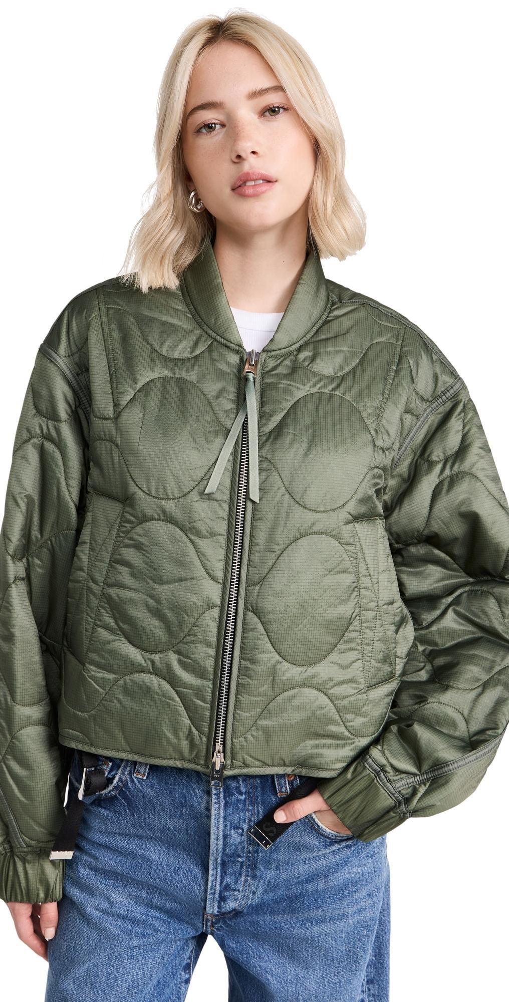 Womens Agolde x Shoreditch Ski Club Iona Quilted Jacket Product Image