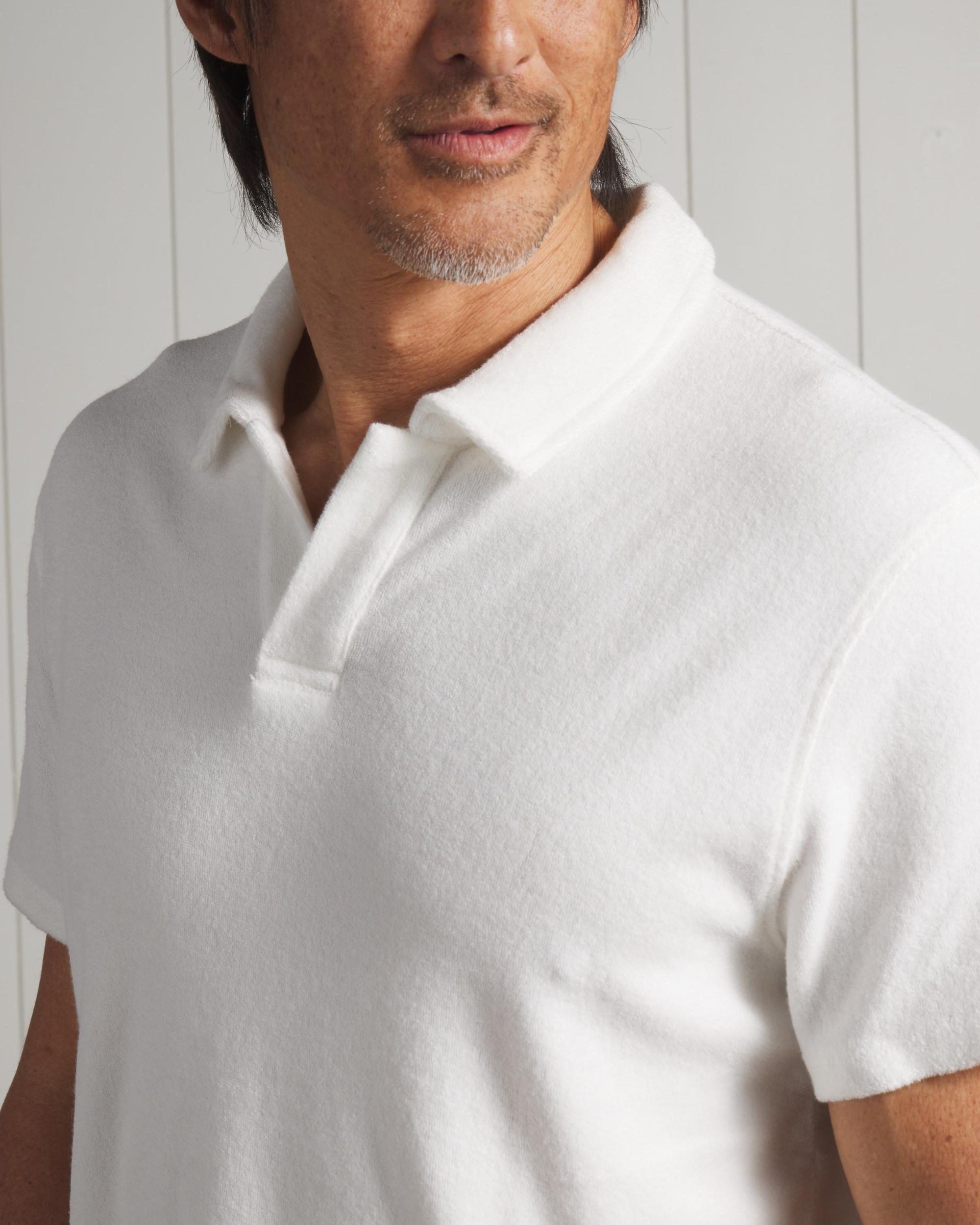 Riviera Terry Polo - White Product Image