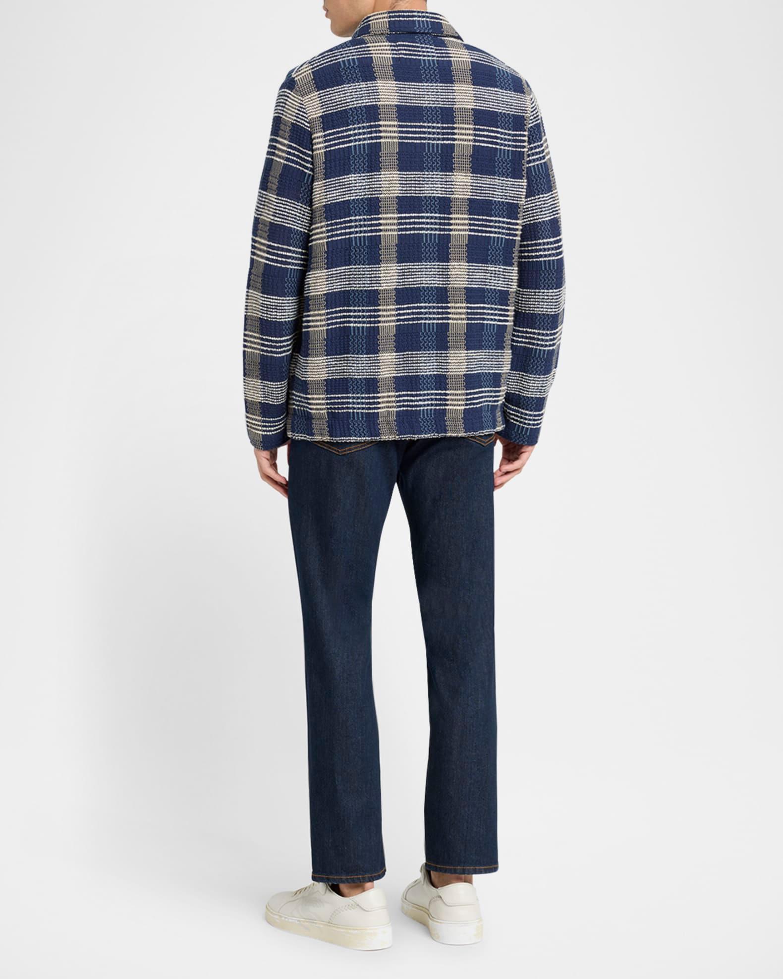 Men's Plaid Overshirt Product Image