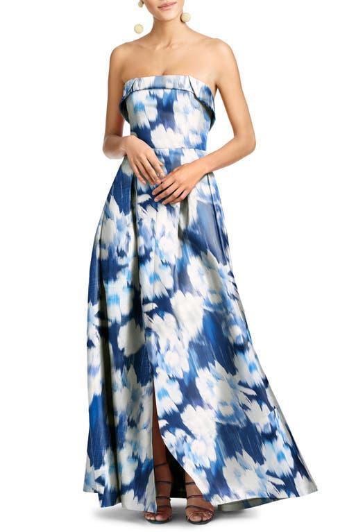 Womens Brielle Floral A-Line Gown Product Image