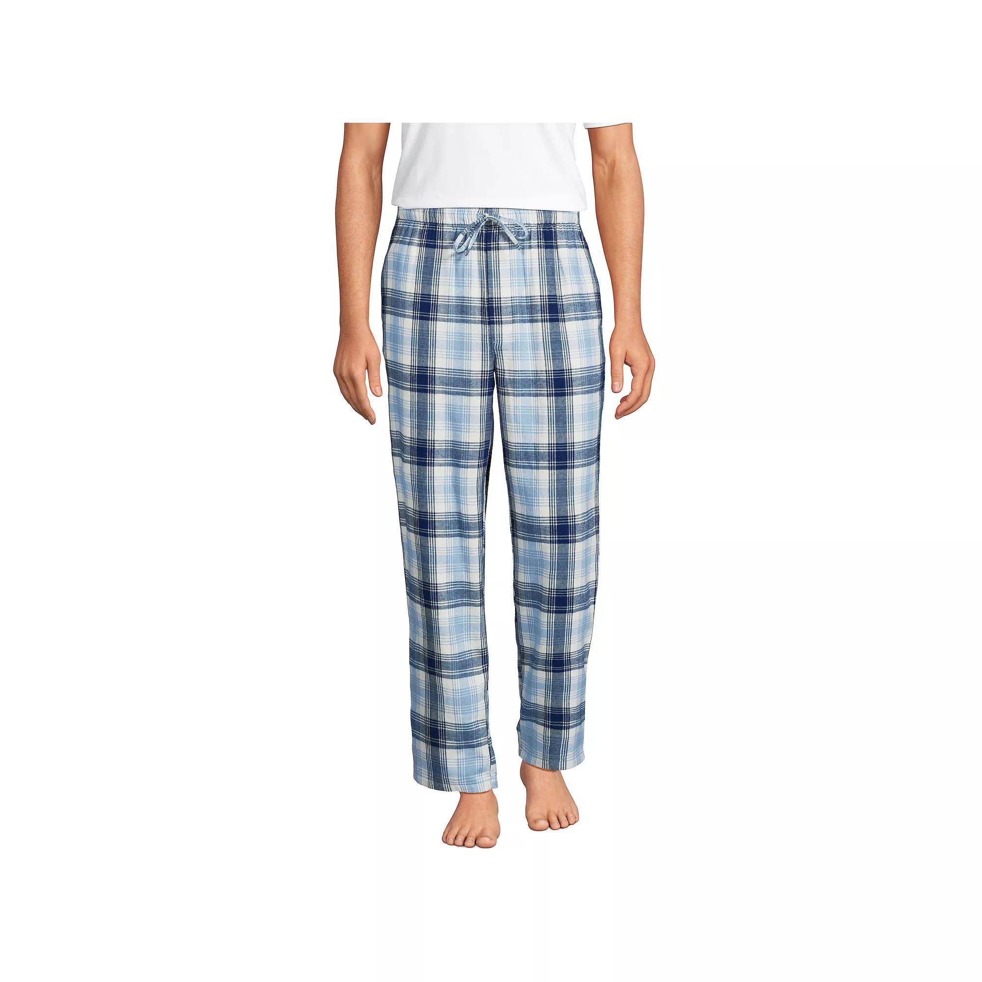 Big & Tall Lands' End Flannel Pajama Pants, Men's,  Product Image