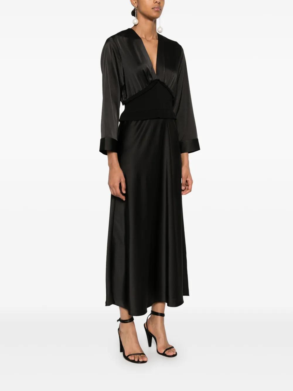 panelled maxi dress Product Image