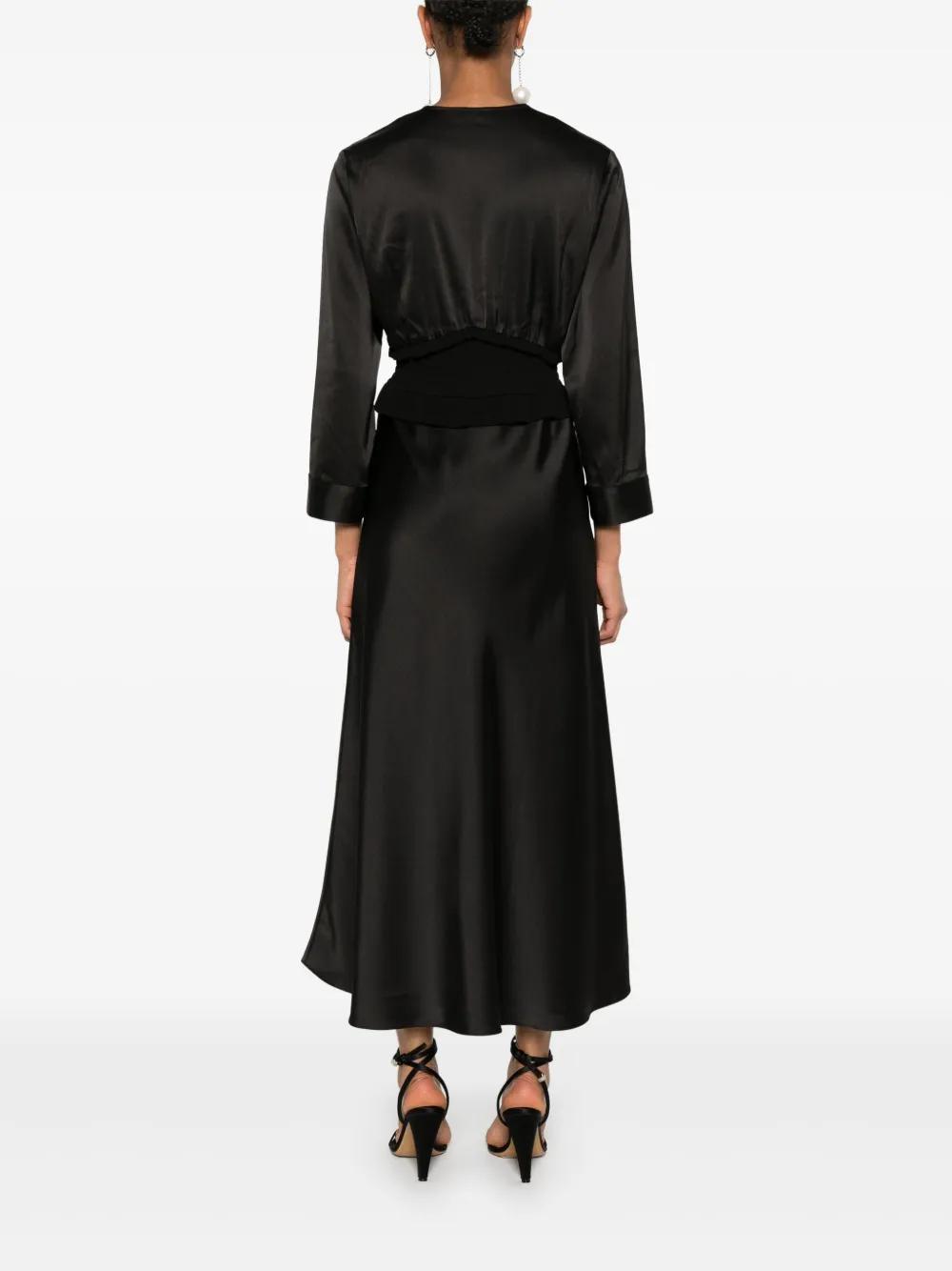 panelled maxi dress Product Image