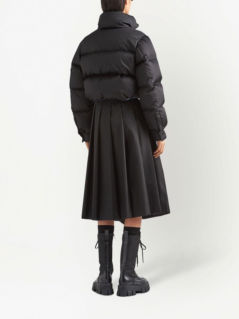 Re-Nylon cropped down jacket Product Image