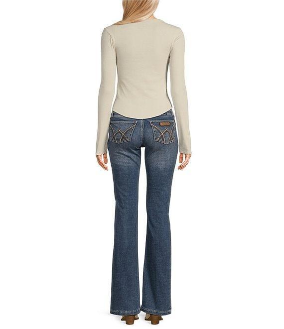 Wrangler® Mae Mid Rise Bootcut Stretch Jeans Product Image
