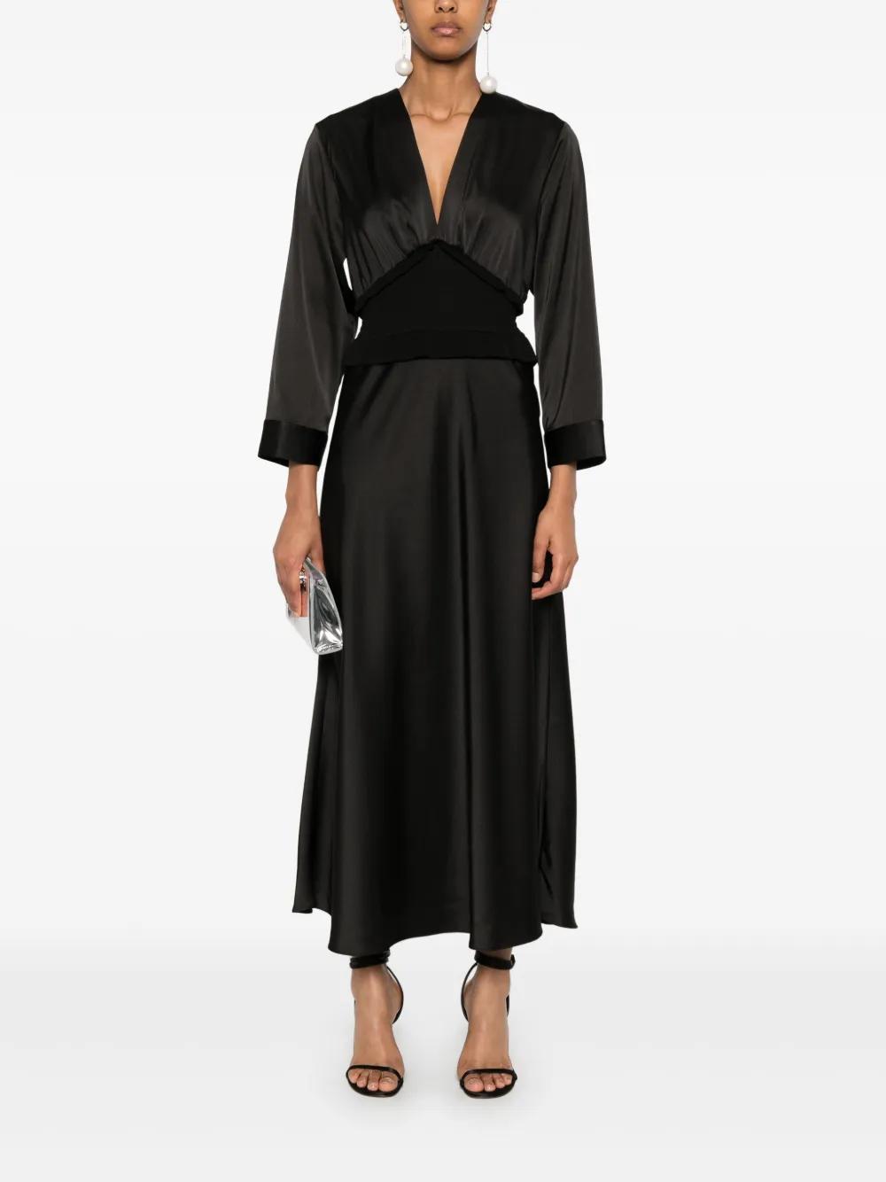 panelled maxi dress Product Image