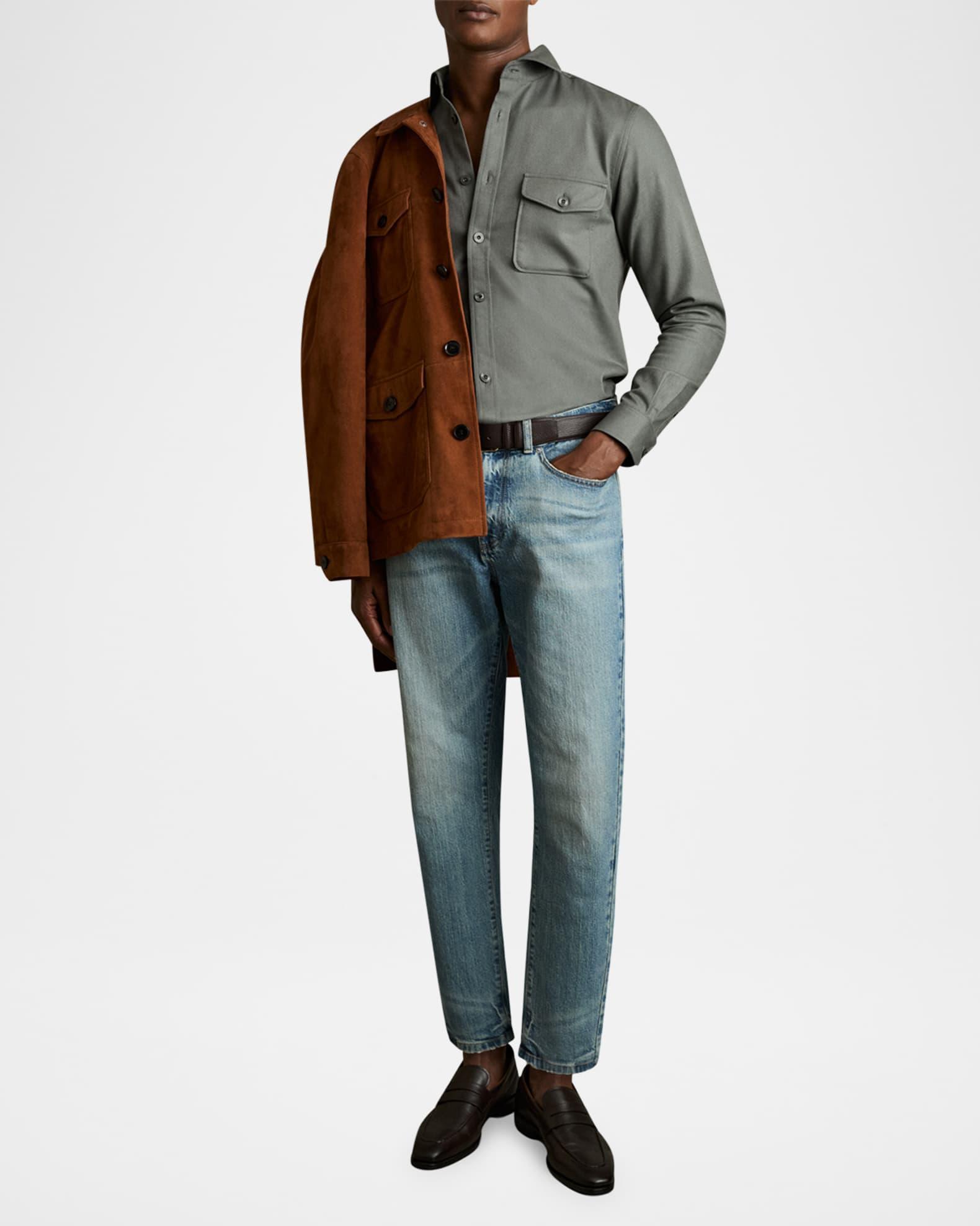 Men's Whisper Twill Twin-Pocket Overshirt Product Image