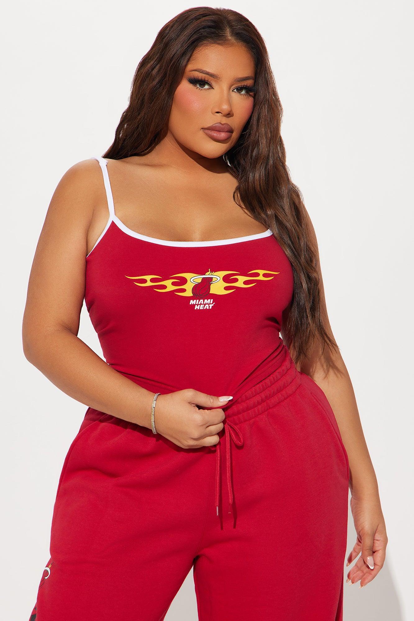 Miami Heat Halftime Top - Red Product Image