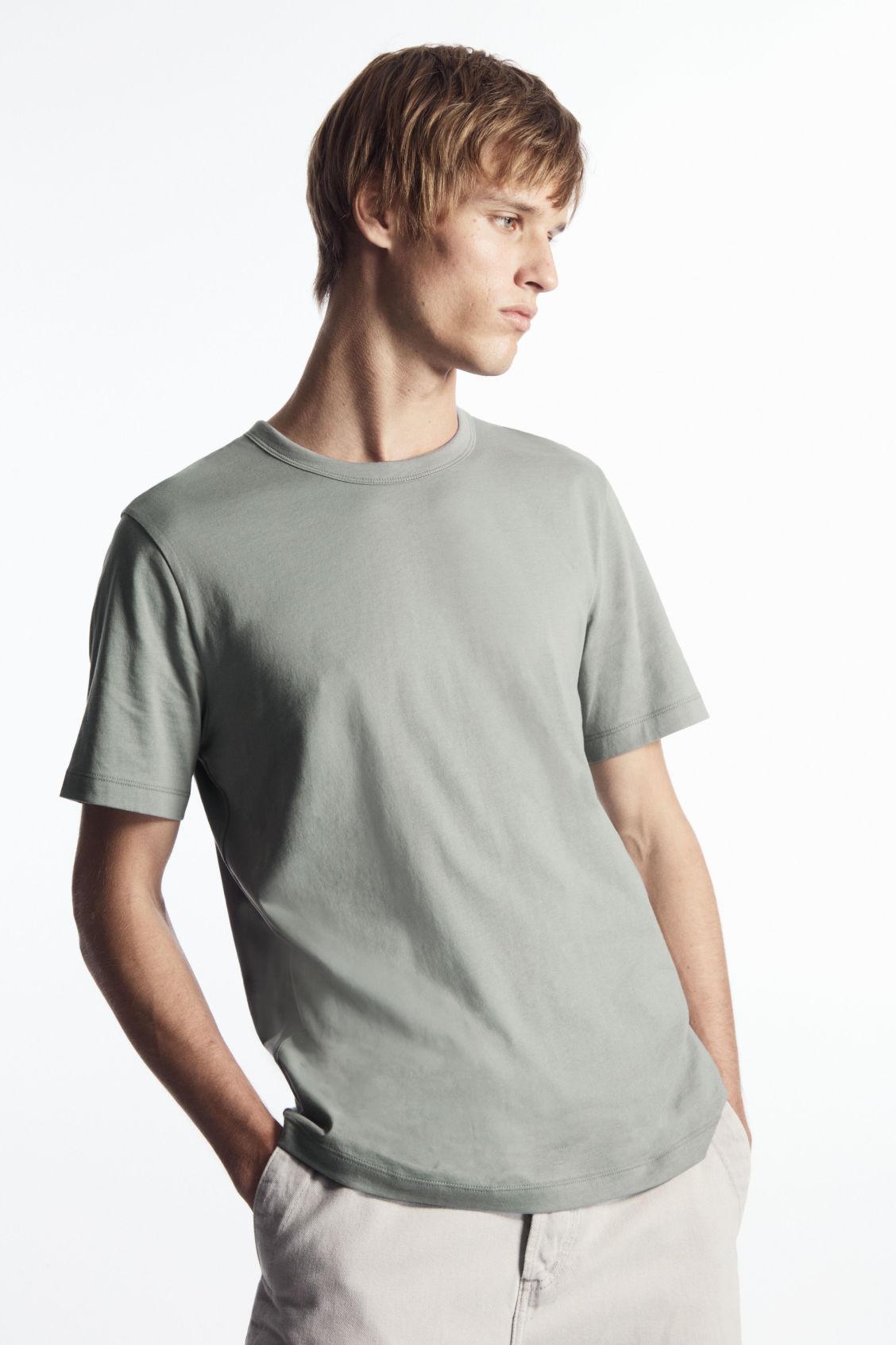 REGULAR LIGHTWEIGHT BRUSHED-COTTON T-SHIRT Product Image