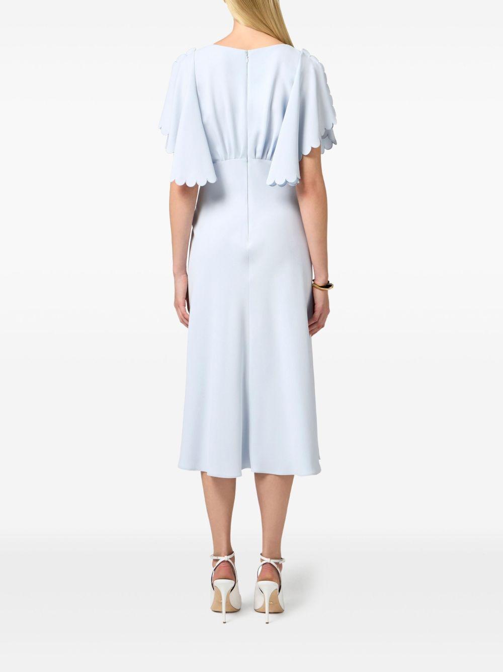 crepe midi dress Product Image