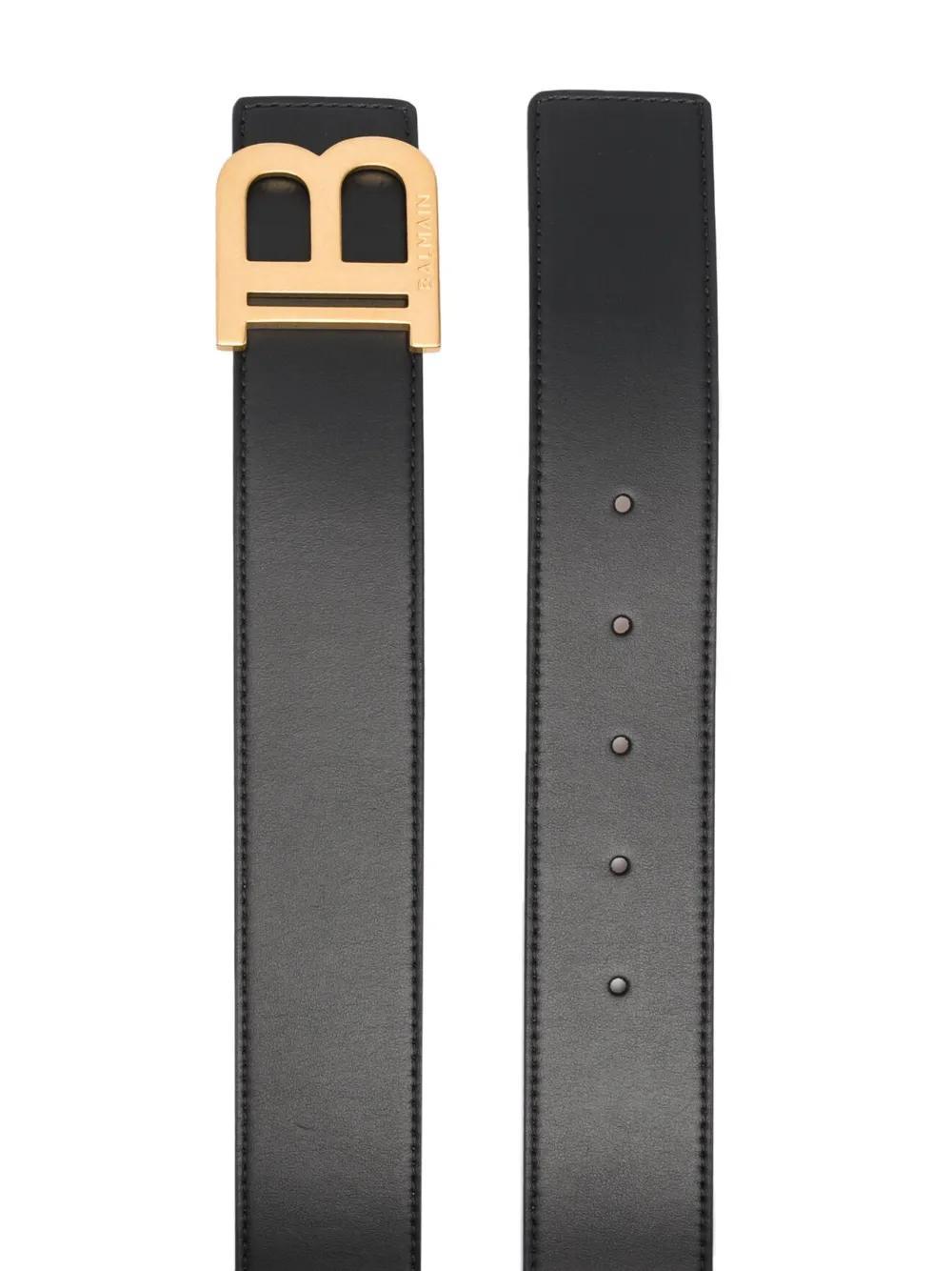 BALMAIN Cintura B-belt In Black Product Image