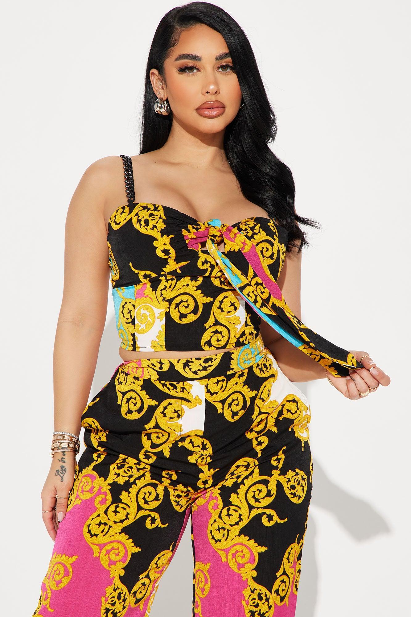 High Status Pant Set - Black/combo Product Image