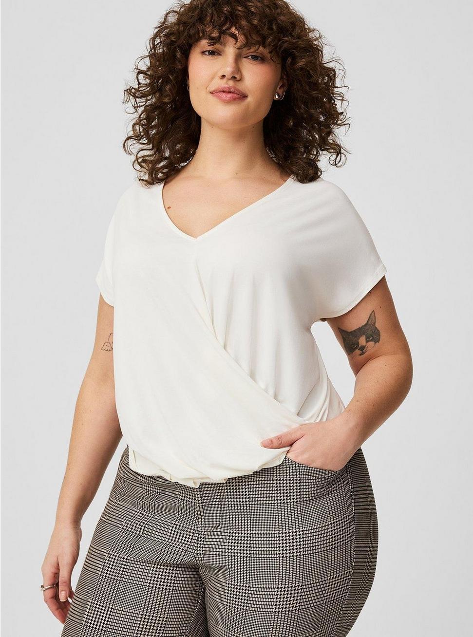 Twisted V-Neck Tee Product Image