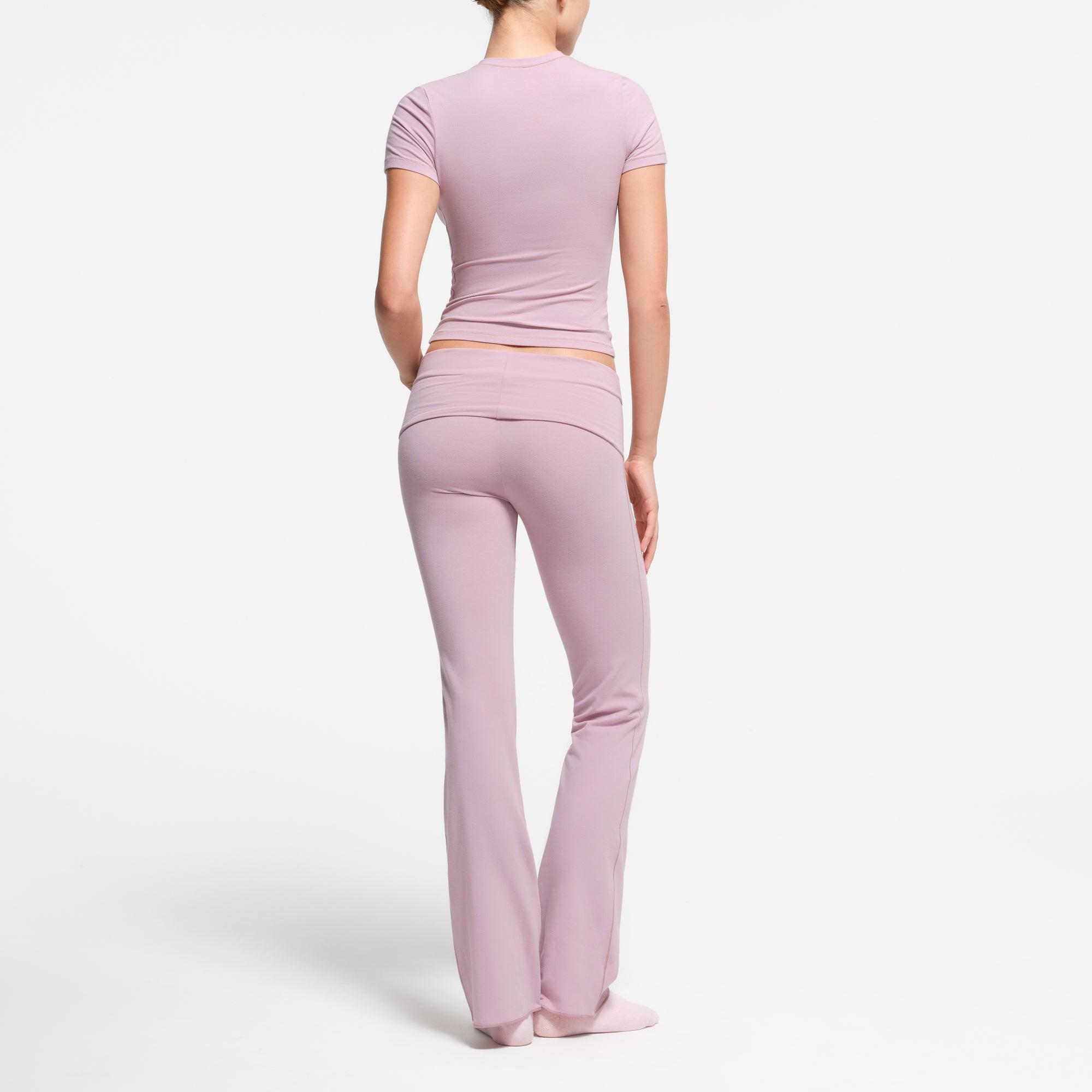 COTTON JERSEY FOLDOVER PANT | DUSK Product Image