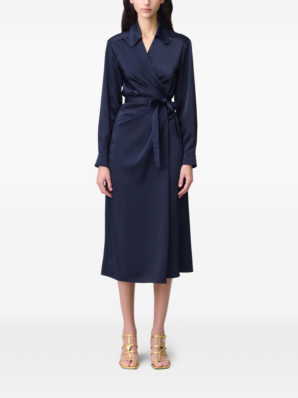 satin midi dress Product Image