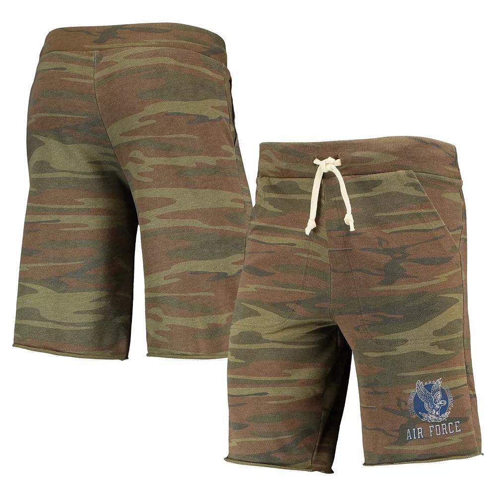 Men's Camo Alternative Apparel Air Force Falcons Victory Lounge Shorts, Size: Large, Afa Green Product Image