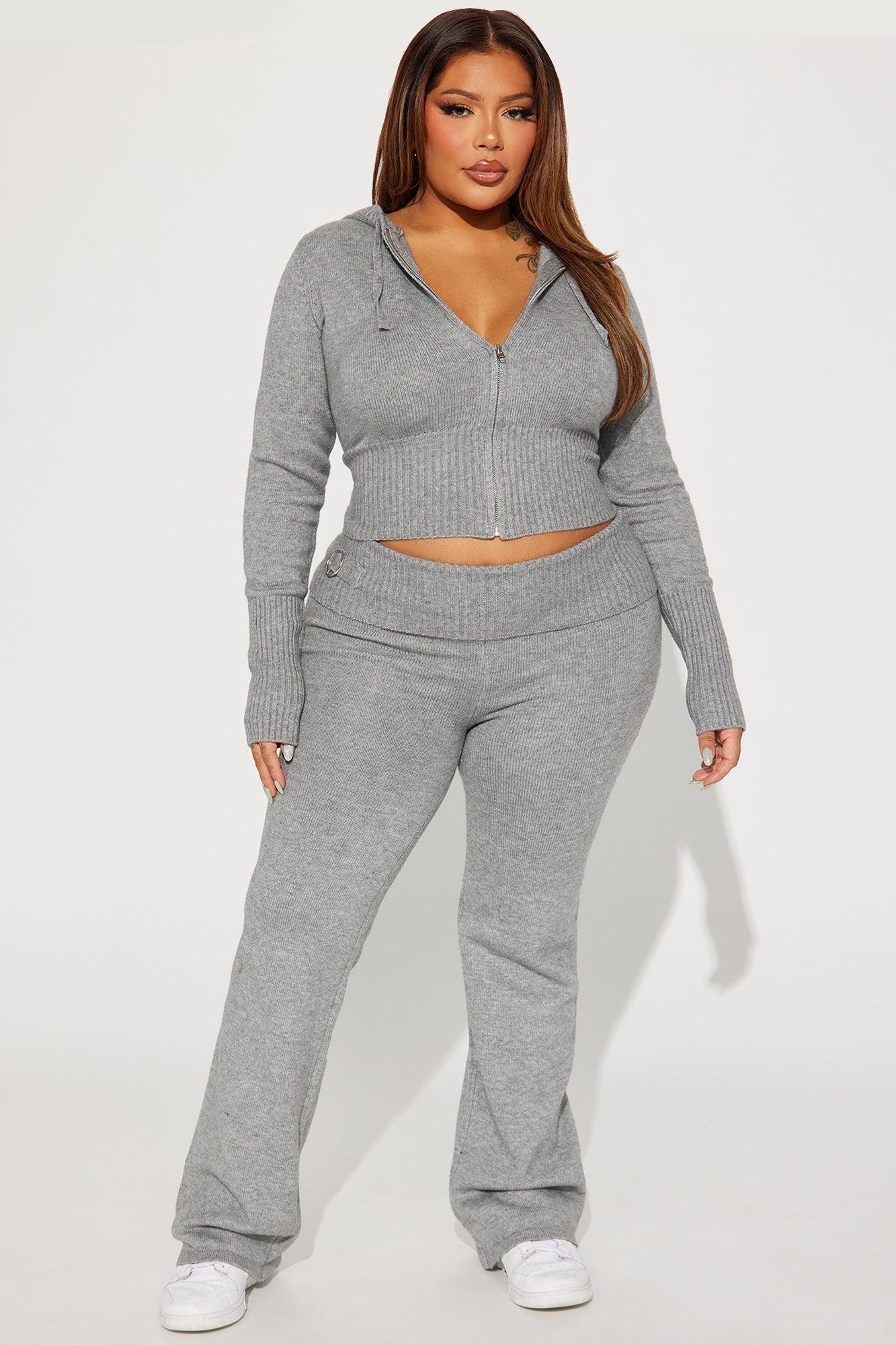 Lana Sweater Pant Set - Heather Grey Female Product Image