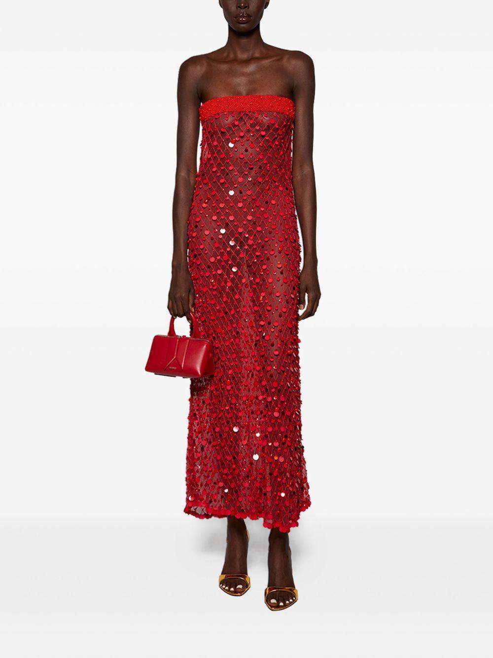 sequin-embellished midi dress Product Image
